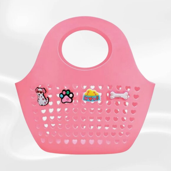 Set of 4 Dog Lover Shoe Charms – Paw Print, Bone, Puppy, Food Bowl - Picture 2 of 2